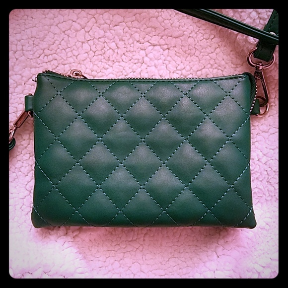 Charming Charlie Handbags - Green Crossbody Purse